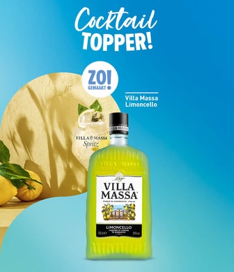 Cocktailtopper Limoncello spritz met villa massa zo gemaakt
